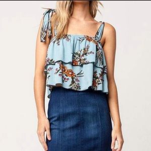 NWT. Paid $21 here. Flirty top by Sky & Sparrow